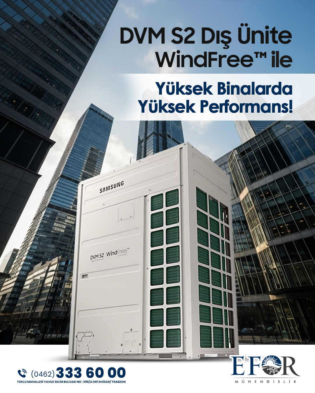 Efor Mühendislik: Samsung DVM S2 WindFree™ Teknolojisi Dijital Kampanyası