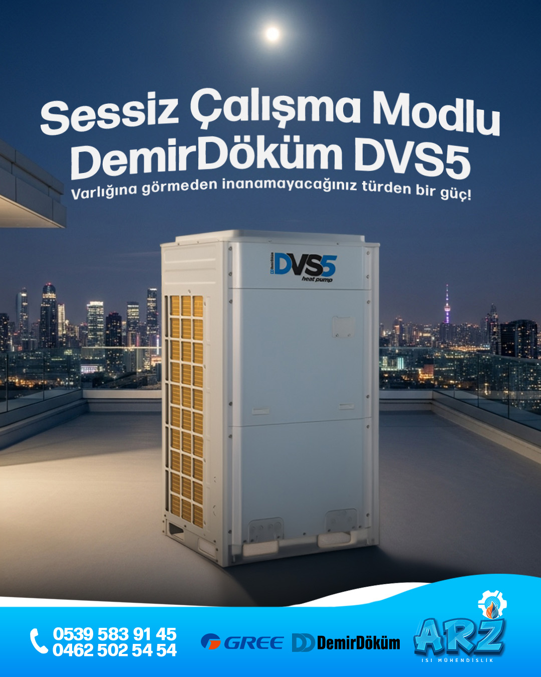 Arz Isı Mühendislik: DemirDöküm DVS5 Isı Pompası Dijital Kampanyası
