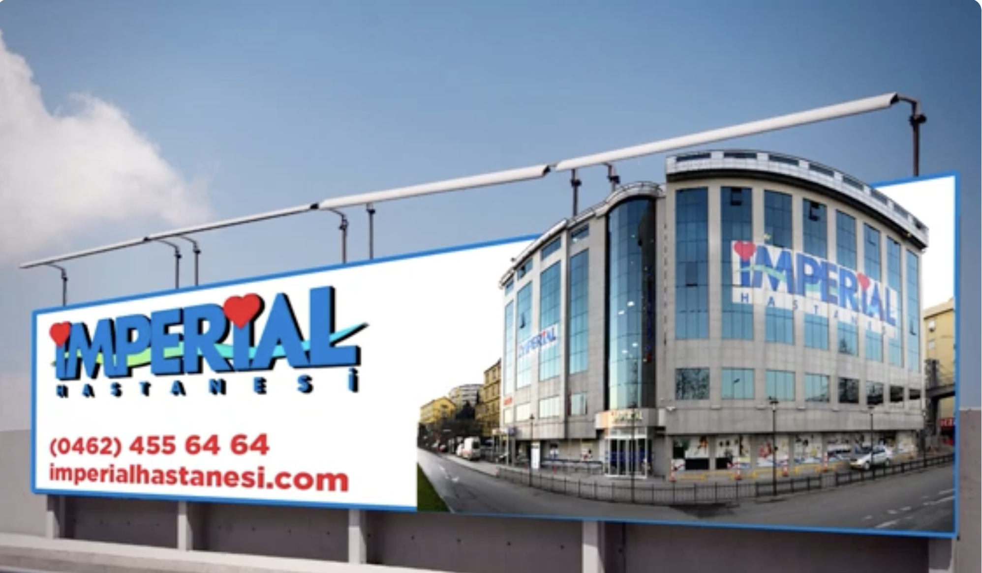 Imperial Hastanesi: Billboard ve Gainboard Dijital Görsel İletişim Yönetimi