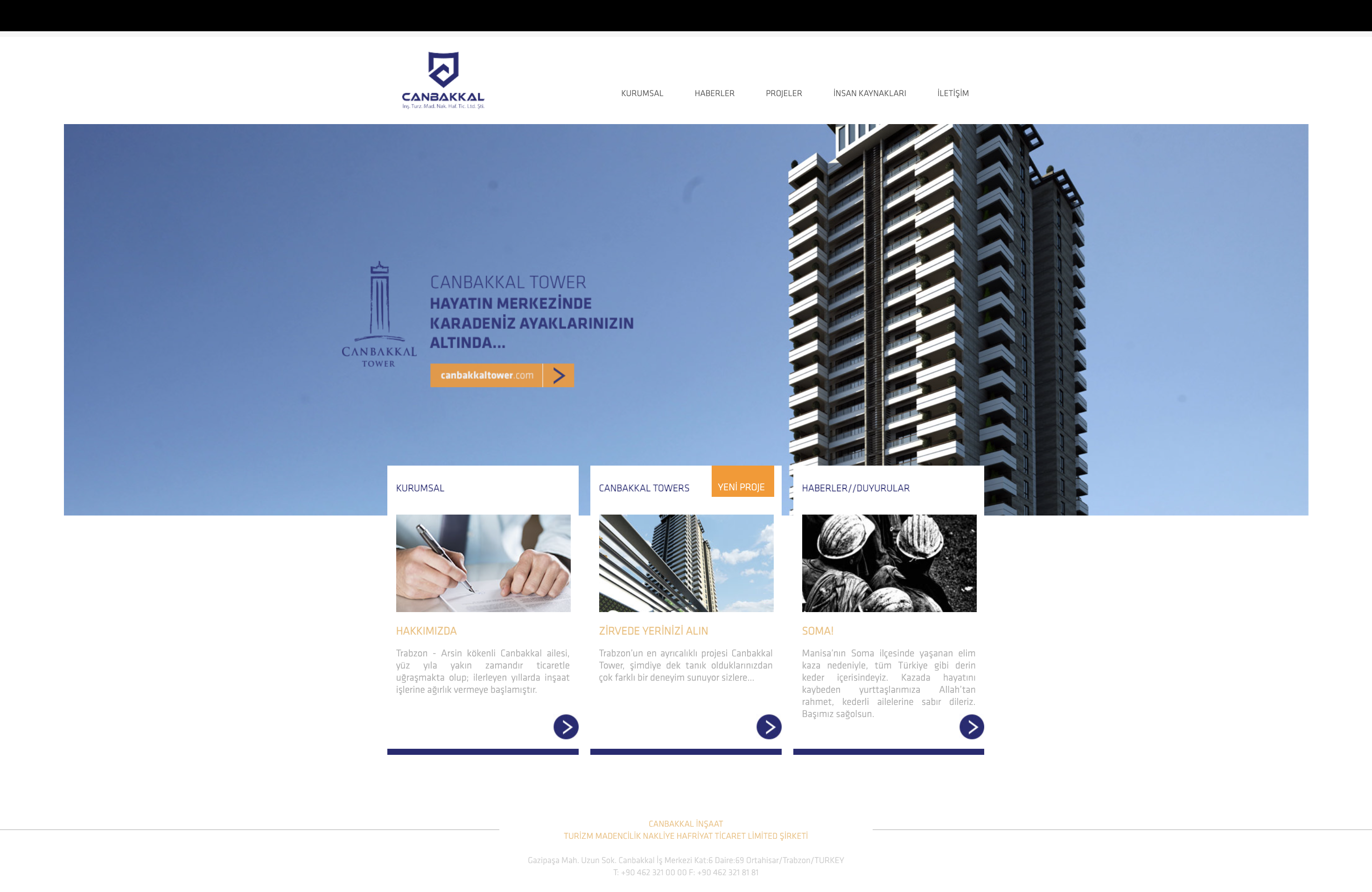 Canbakkal İnşaat: Kurumsal Web Sitesi Yapımı ve Dijital Prestij Yönetimi