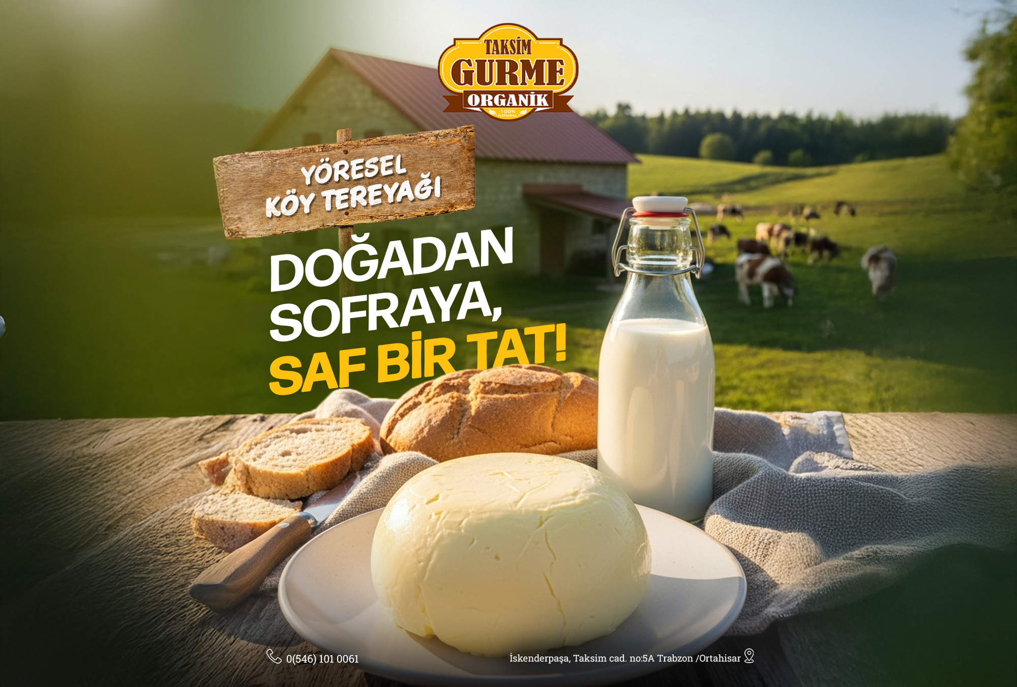 Taksim Gurme Organik: Yöresel Köy Tereyağı Sosyal Medya Kampanyası