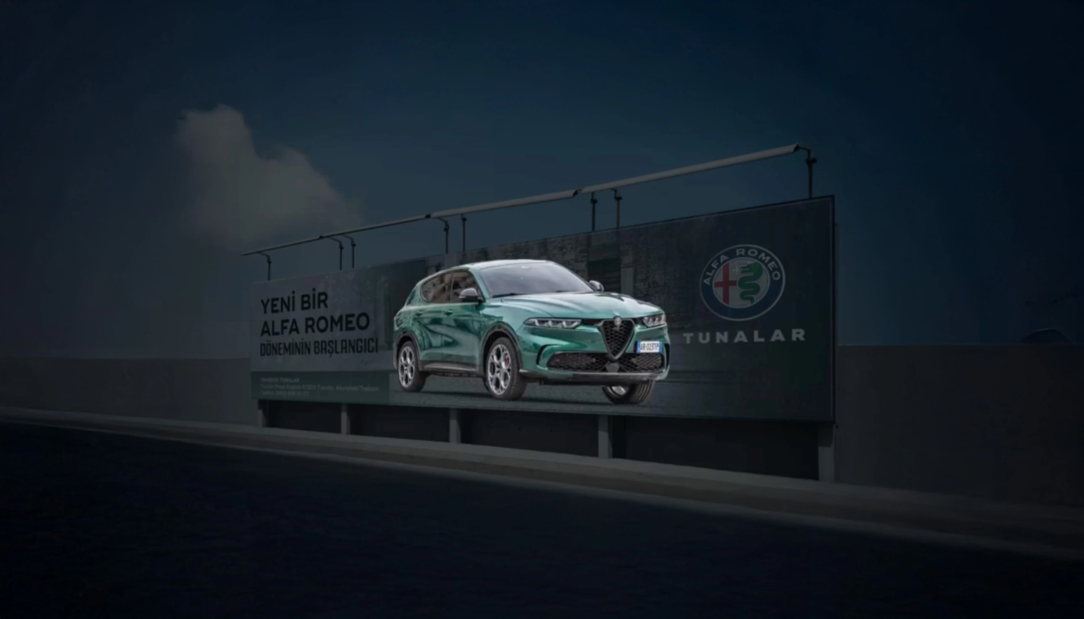 Tunalar Alfa Romeo: Billboard ve Gainboard Dijital Görsel İletişim Yönetimi