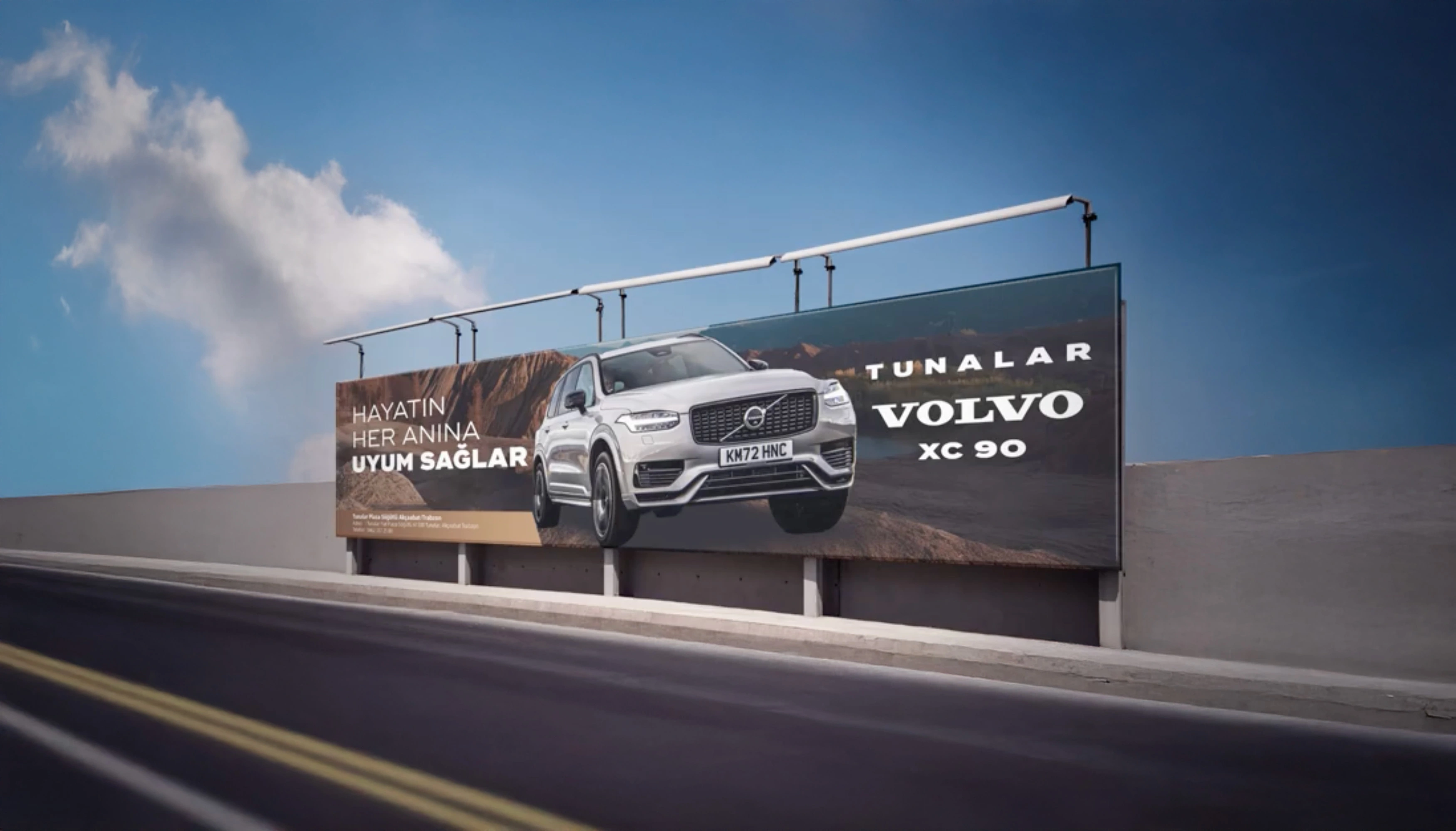 Tunalar Volvo: Dijital Billboard ve Gainboard Görsel İletişim Yönetimi