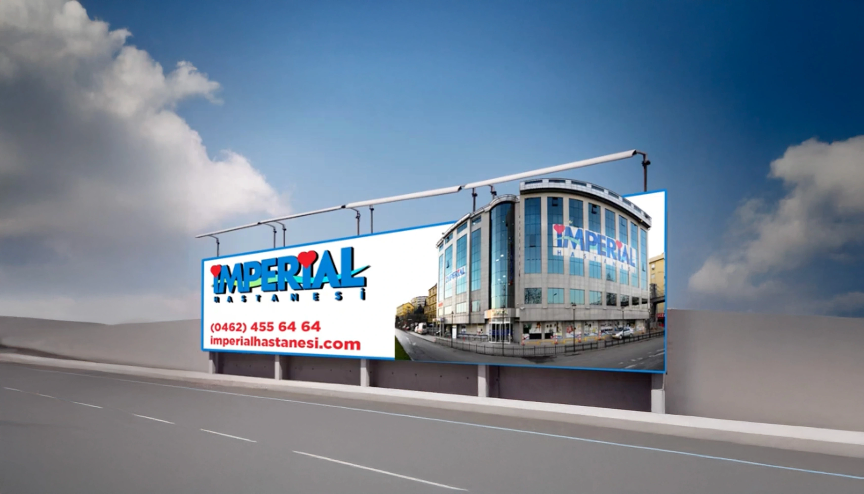 Imperial Hastanesi: Billboard ve Gainboard Dijital Görsel İletişim Yönetimi