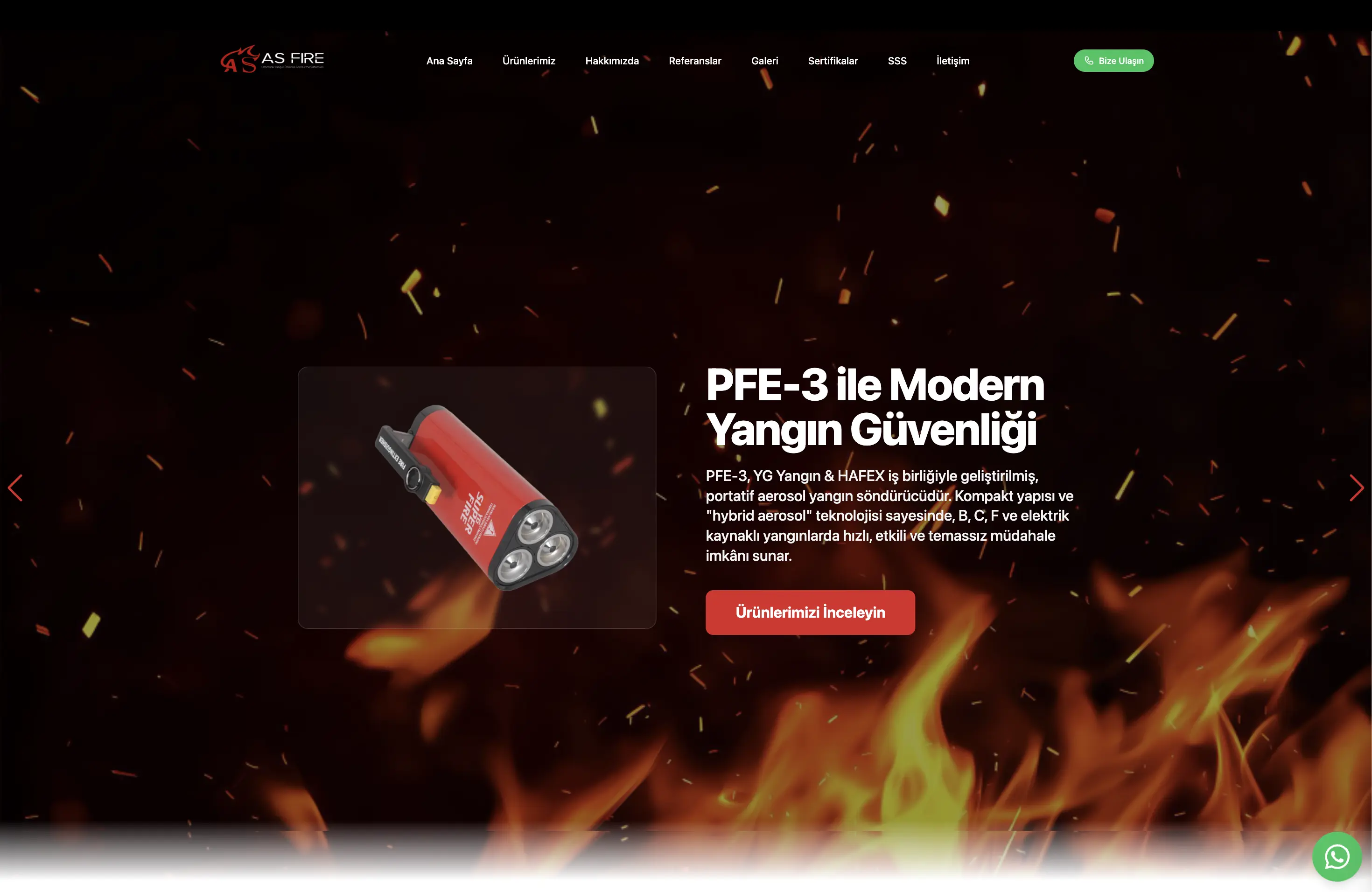 Asfire: Yangın Güvenlik Teknolojilerinde Kurumsal Web Sitesi Dönüşümü