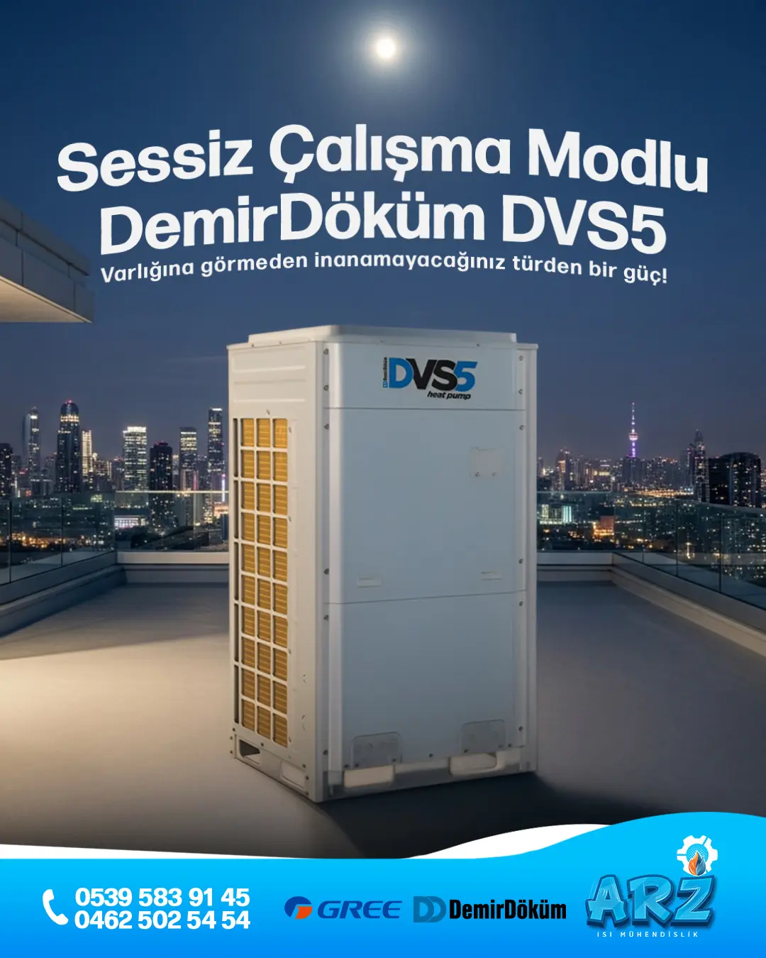 Arz Isı Mühendislik: DemirDöküm DVS5 Isı Pompası Dijital Kampanyası