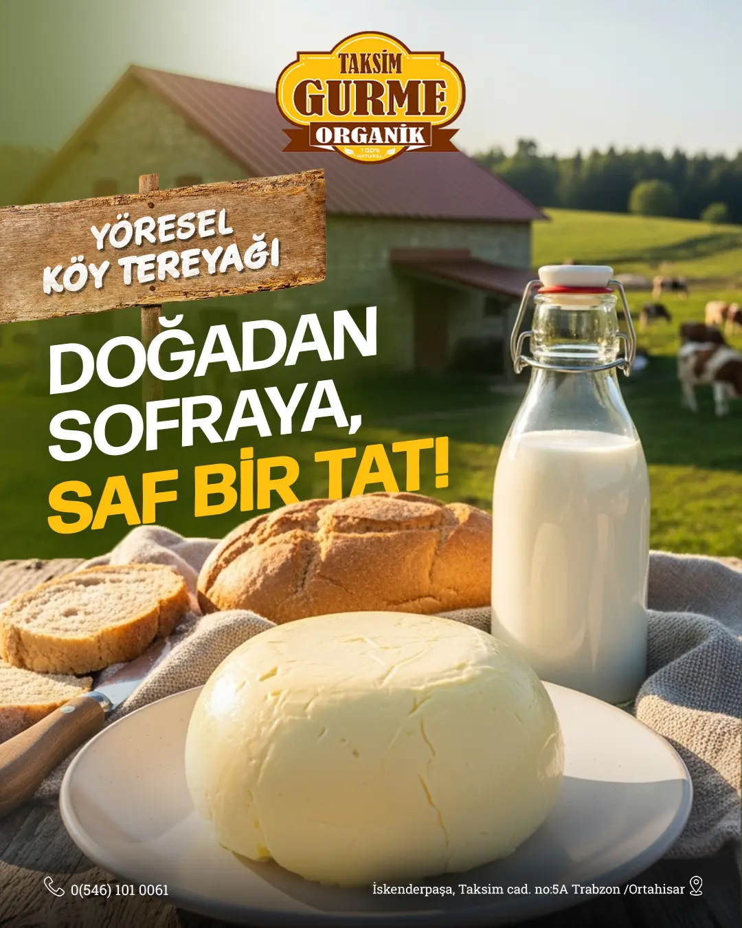 Taksim Gurme Organik: Yöresel Köy Tereyağı Sosyal Medya Kampanyası