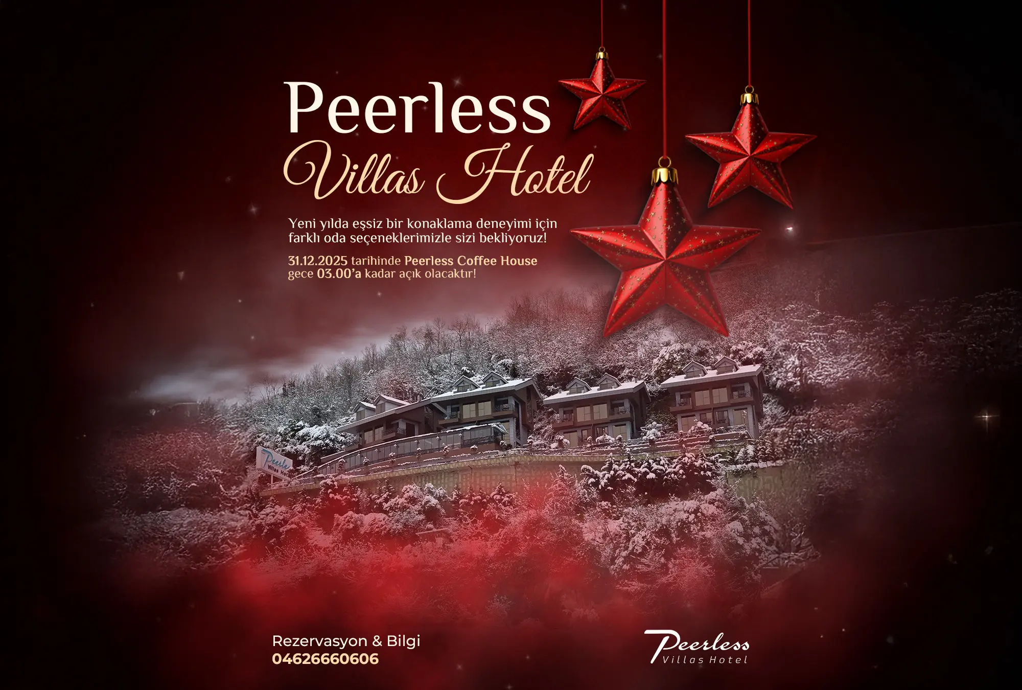 Peerless Villas Hotel: Yılbaşı Kampanyası ve Dijital İletişim Tasarımı