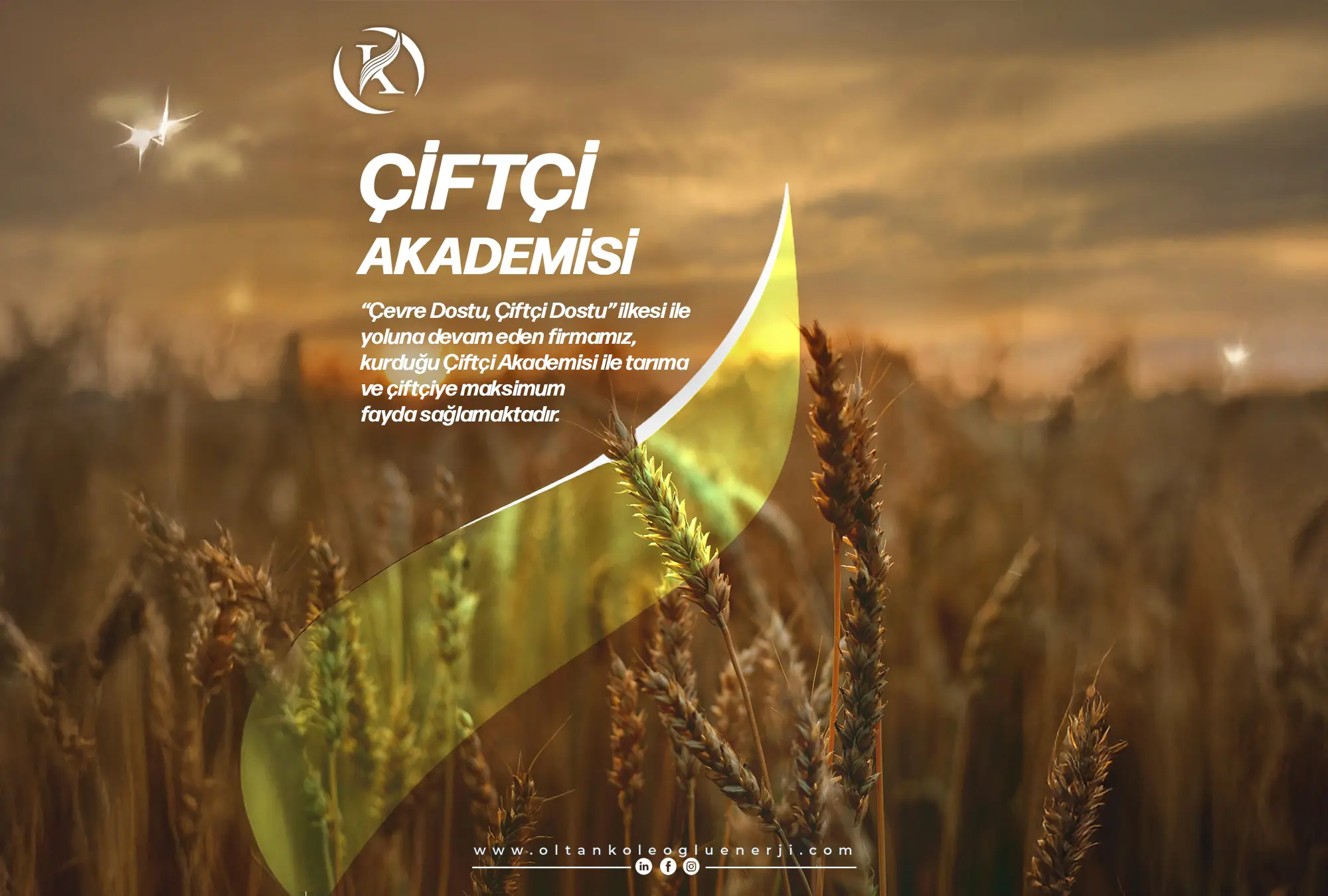 Oltan Köleoğlu Enerji: Çiftçi Akademisi Sosyal Medya Kampanyası ve Görsel Kimlik Yönetimi