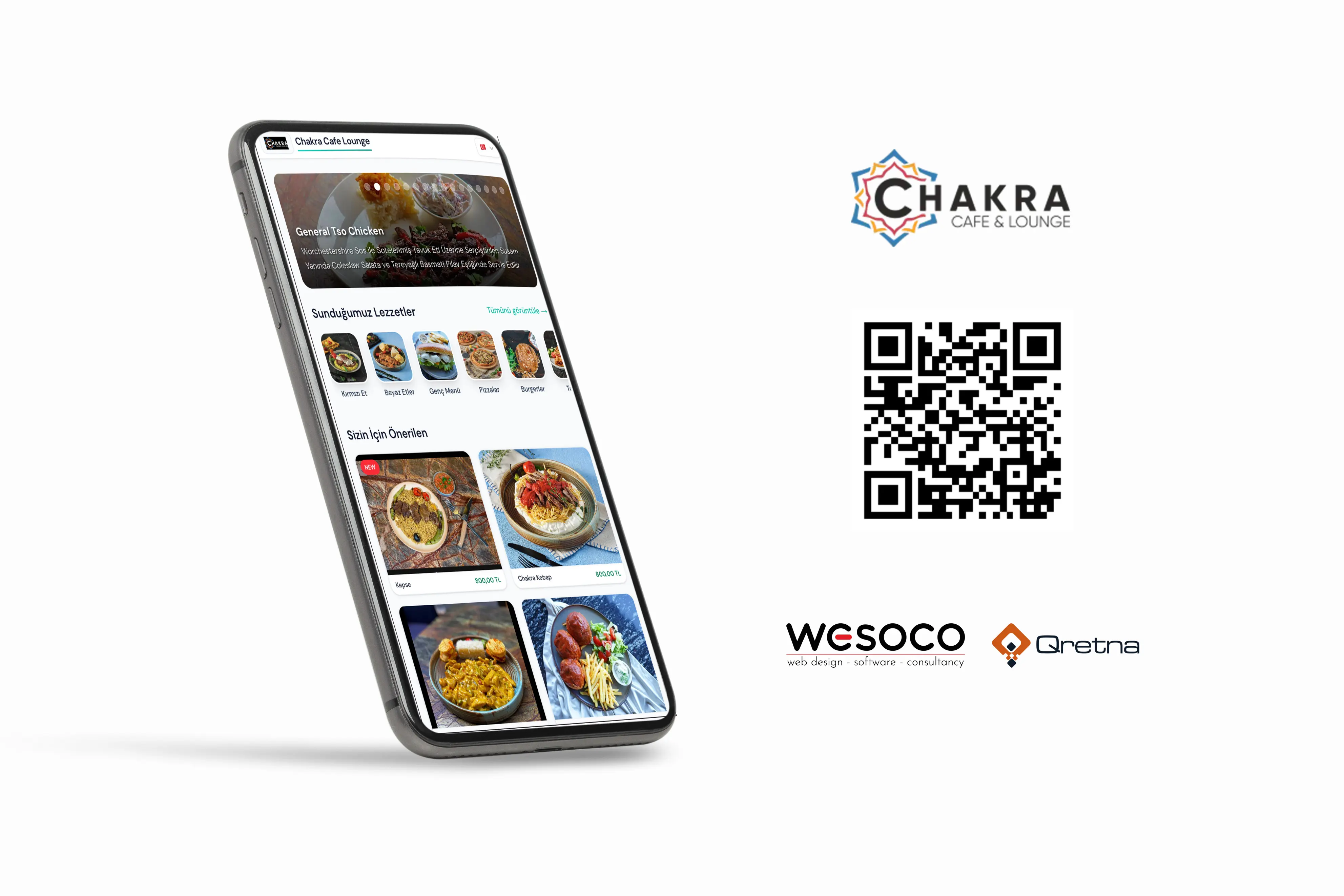 Chakra Cafe & Lounge – QR Menü