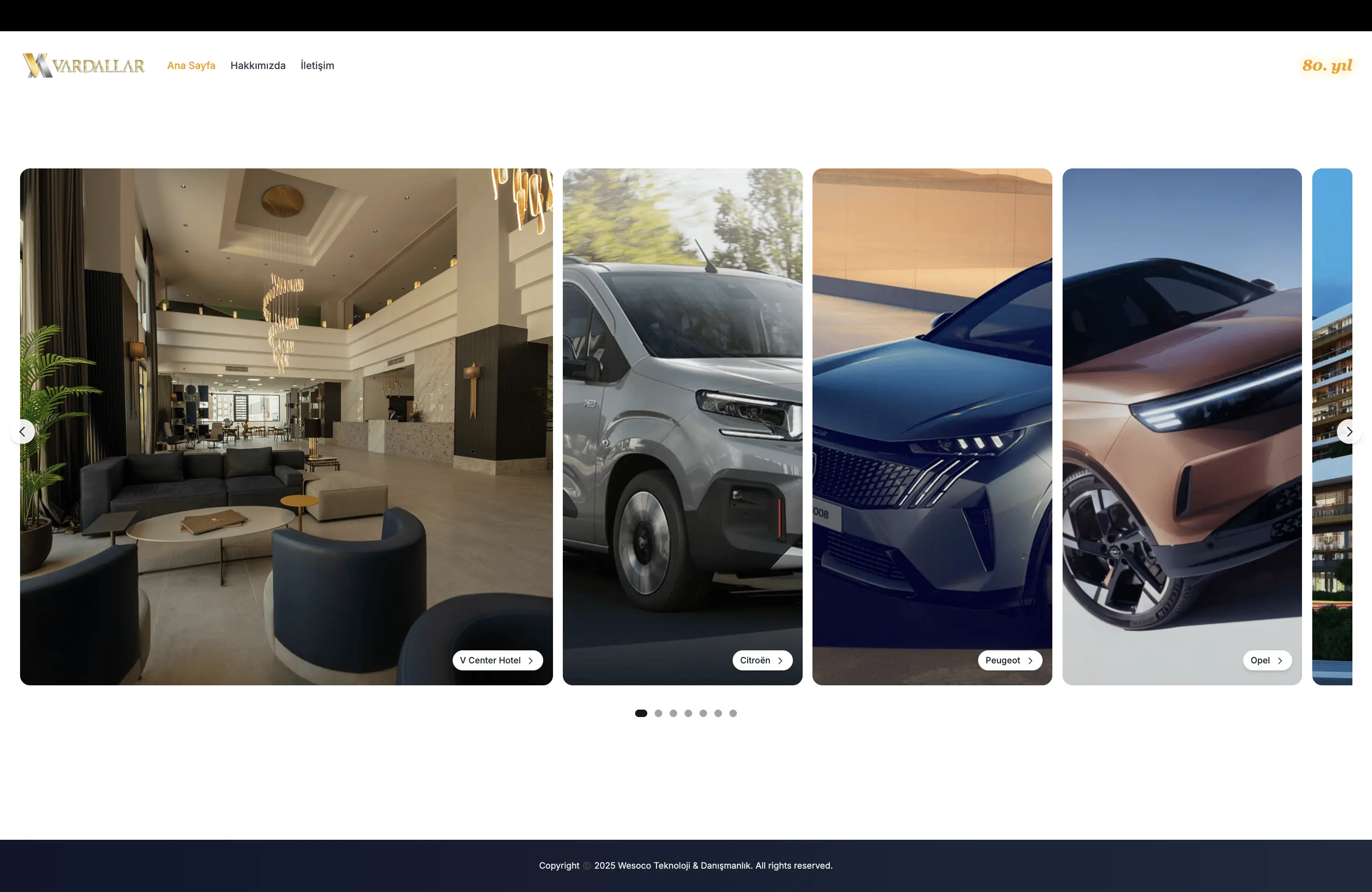 Vardallar – Kurumsal Web Sitesi Tasarımı