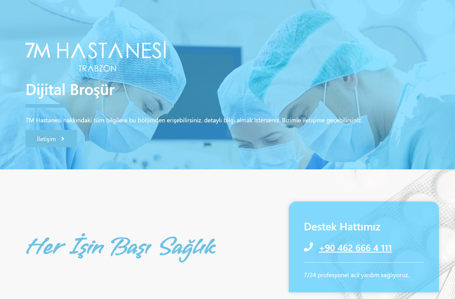 7M Hastanesi Dijital Broşür