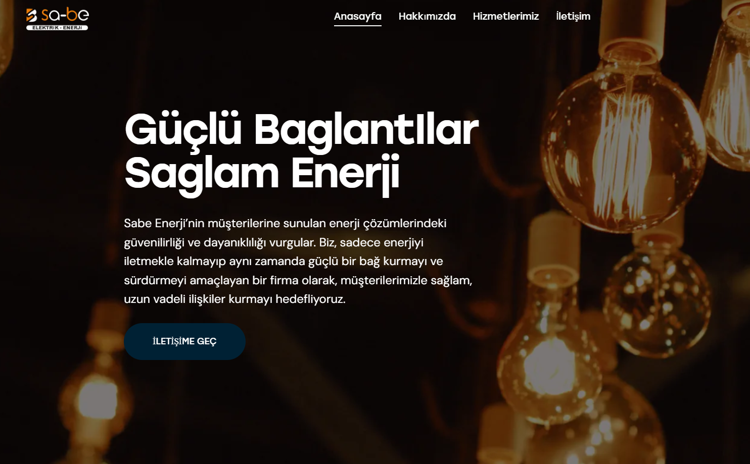 Sabe Enerji Web Sitesi